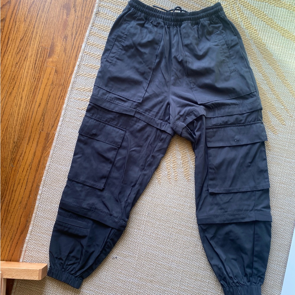 Ivy Park Adidas Zip Off 3 in 1 Cargo Pants Noir Collection